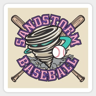 Sandstorm Baseball Logo Sticker